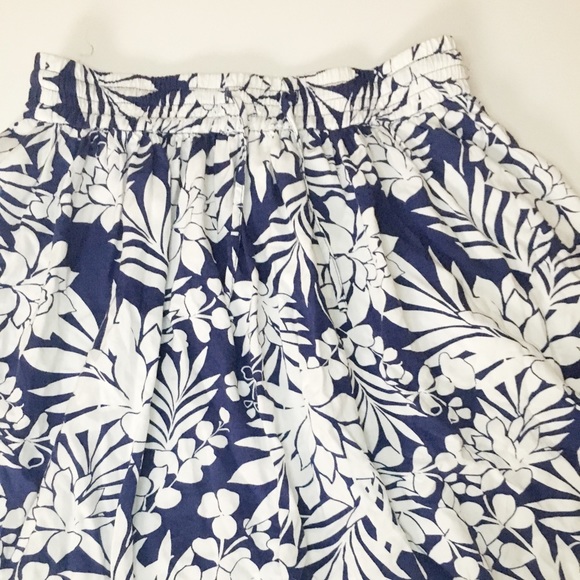 Old Navy blue and white floral dress - Picture 3 of 6